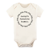 Daddy's Favorite Human - Bodysuit & Tee