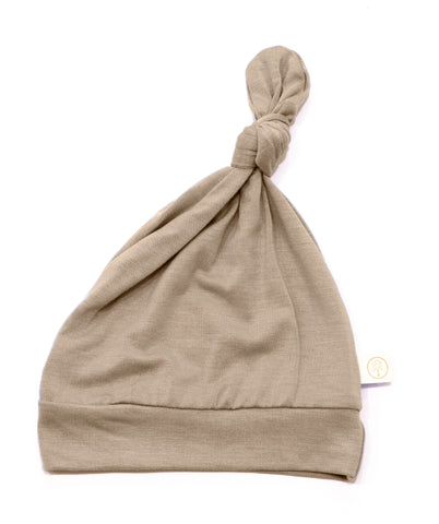 Bamboo Baby Top Knot Hat - Ash