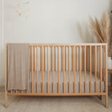 Organic Bamboo Crib Sheet - Sand